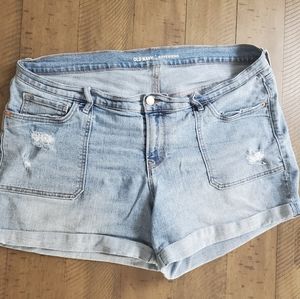 Size 14 Old Navy Boyfriend Roll Cuff Shorts